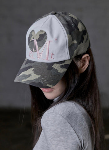 MUCENT - MUCENT SIGNATURE HEART PATCH BALL CAP 棒球帽 [迷彩] AC-E189