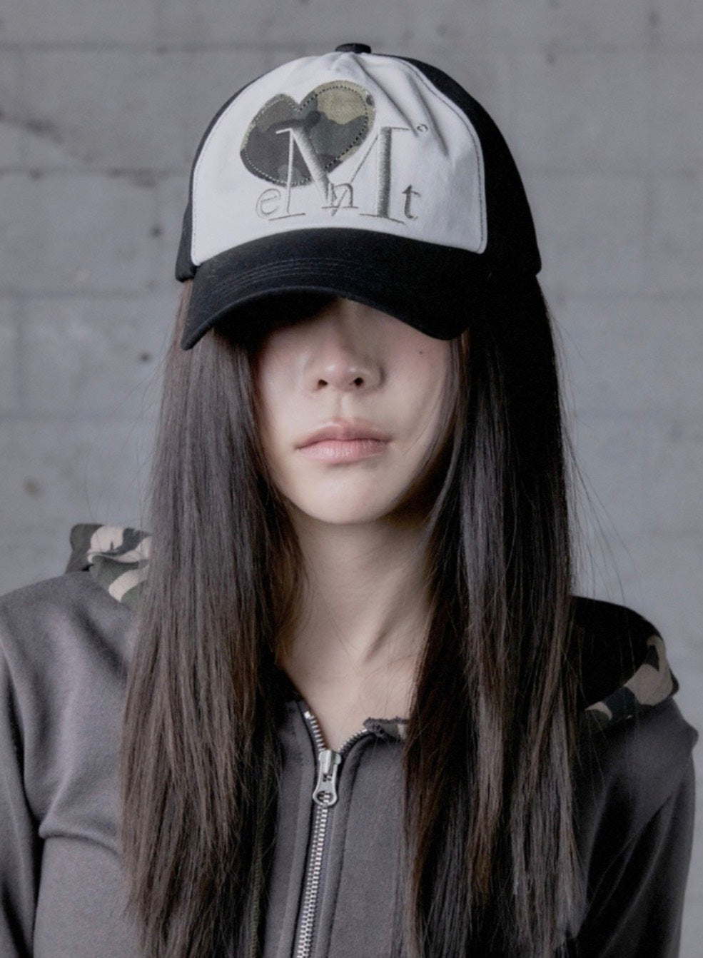 MUCENT - MUCENT SIGNATURE HEART PATCH BALL CAP 棒球帽 [黑色] AC-E189