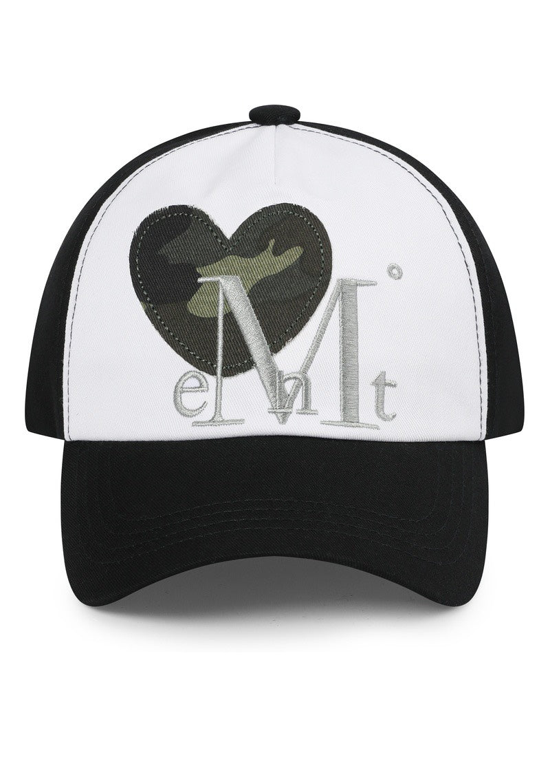 MUCENT - MUCENT SIGNATURE HEART PATCH BALL CAP 棒球帽 [黑色] AC-E189
