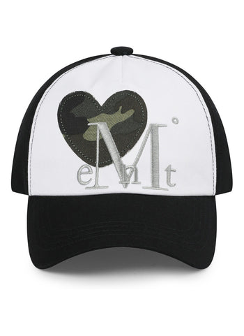 MUCENT - MUCENT SIGNATURE HEART PATCH BALL CAP 棒球帽 [黑色] AC-E189
