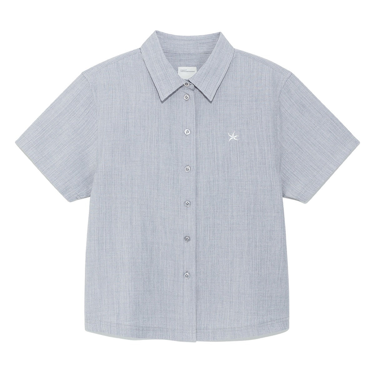 TCM - mini logo textured half shirt 女版 T-C1028