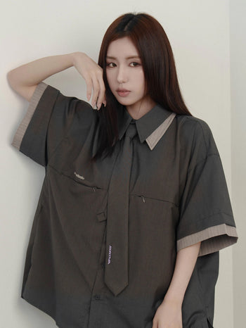 SATIVA STUDIO 2025 S/S TS-03 “Deconstruct” Shirt