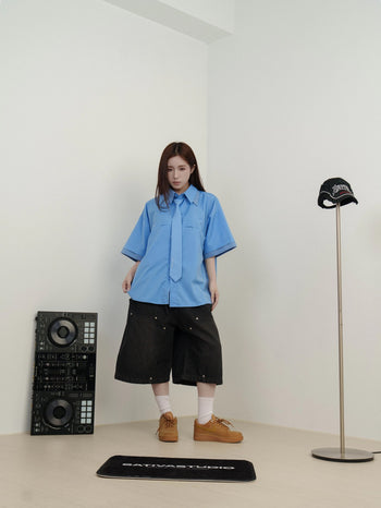 SATIVA STUDIO 2025 S/S TS-03 “Deconstruct” Shirt