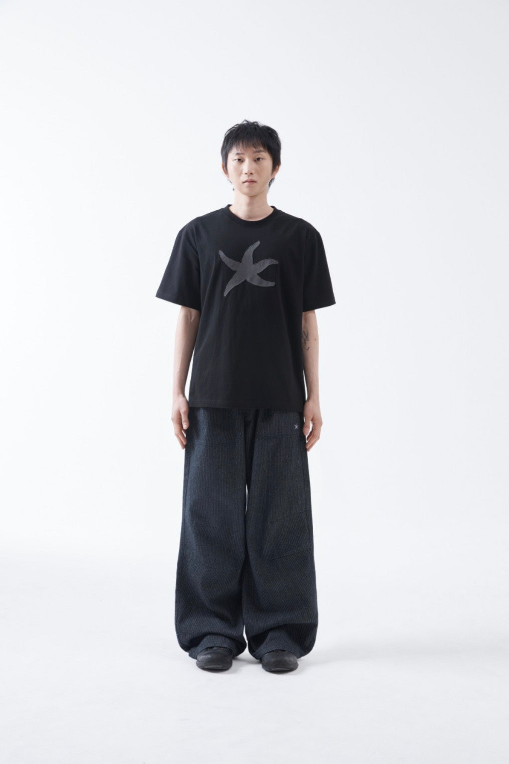 TCM vintage starfish T (黑色）T-C1032