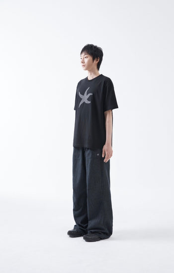 TCM vintage starfish T (黑色）T-C1032