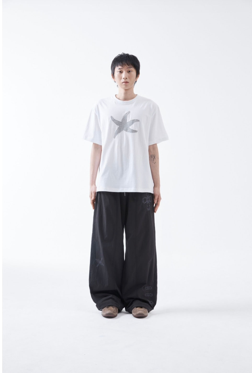 TCM vintage starfish T (白色）T-C1032