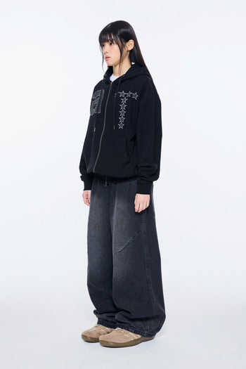 TCM - at hooded zip-up J-C102