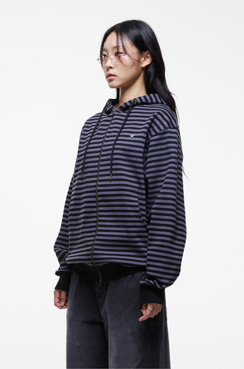 TCM - at hooded zip-up (炭灰色) J-C103