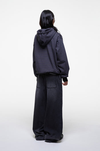 TCM - at hooded zip-up (炭灰色) J-C103