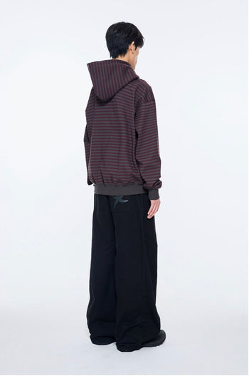 TCM - at hooded zip-up (酒紅色) J-C102