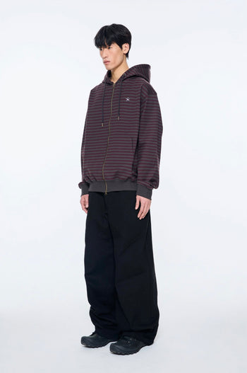TCM - at hooded zip-up (酒紅色) J-C102