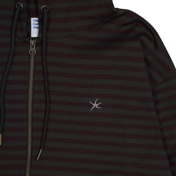 TCM - at hooded zip-up (酒紅色) J-C102