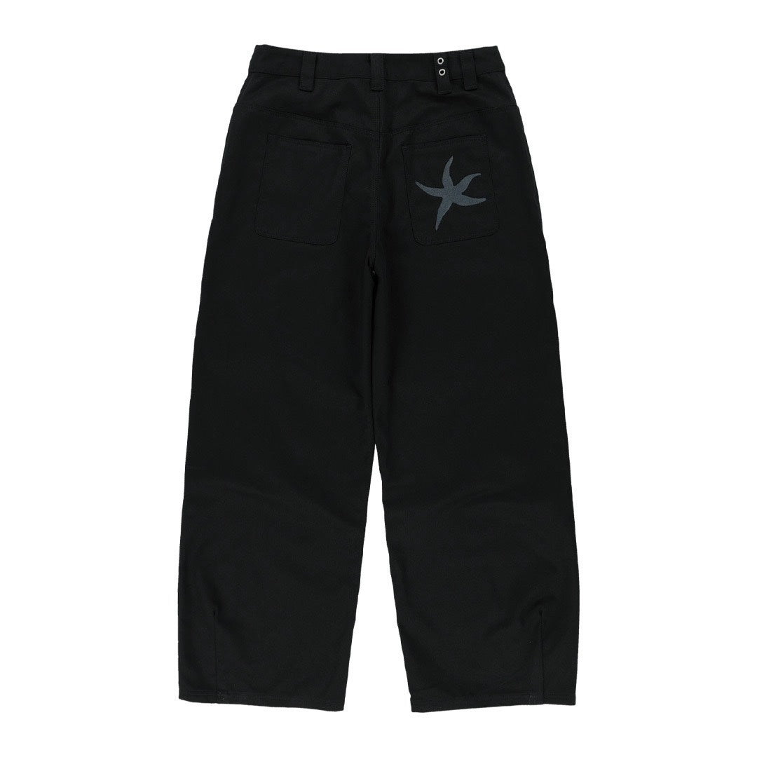 TCM - starfish chino pants (黑色) P-C172