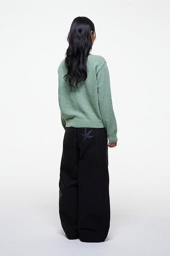 TCM - starfish chino pants (黑色) P-C172