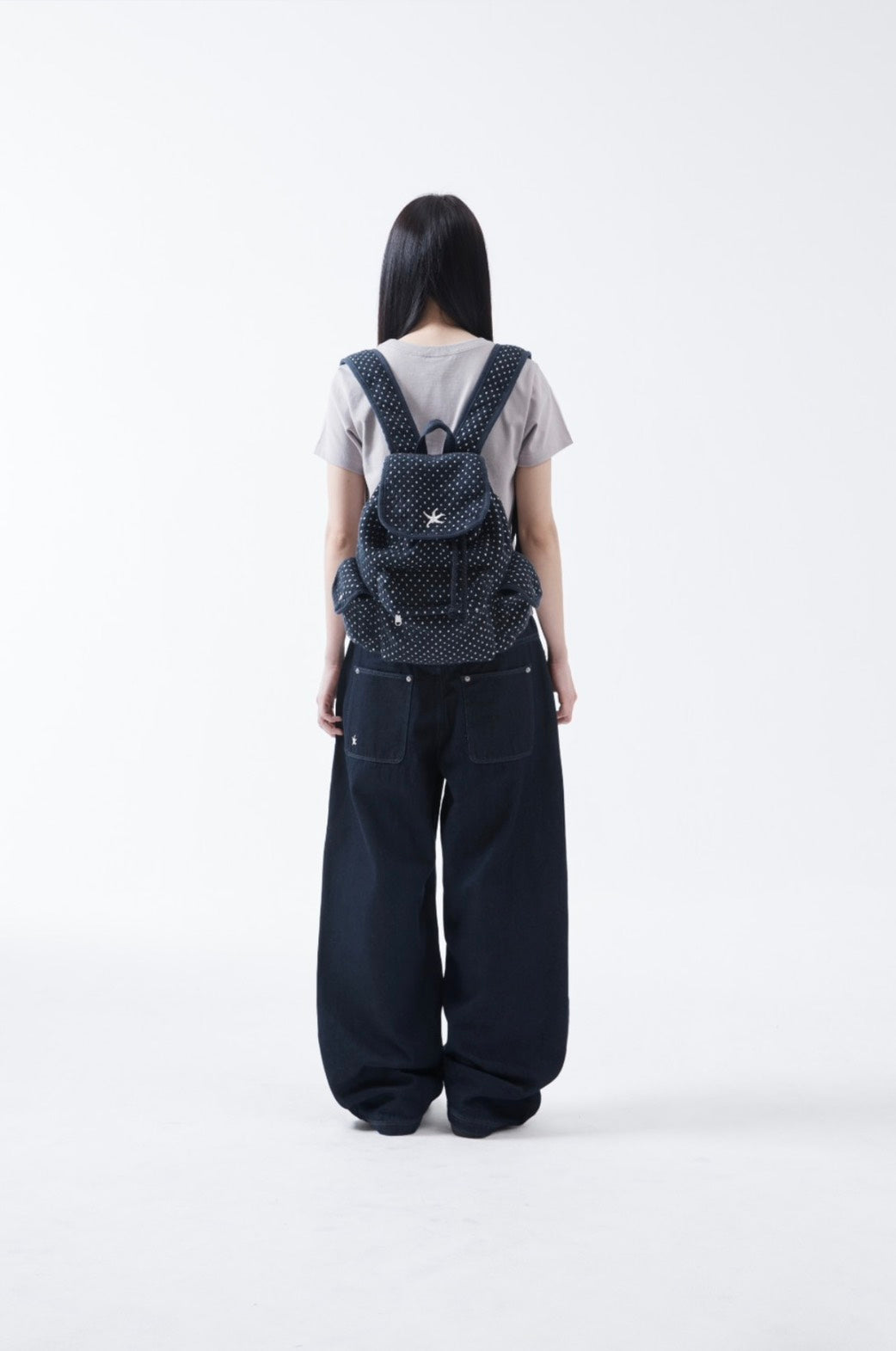TCM - starfish dot backpack (深藍) AC-T192