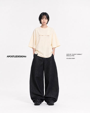 APOSTLE - 26SS WVS-02 “Silent Signal” Braille TEE