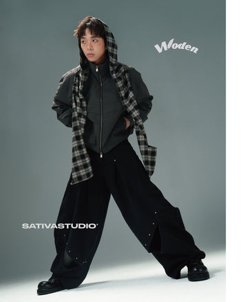 Woden x SATIVASTUDIO WP-01 “Vintageism” Barrel Pants