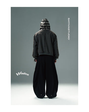 Woden x SATIVASTUDIO WP-01 “Vintageism” Barrel Pants