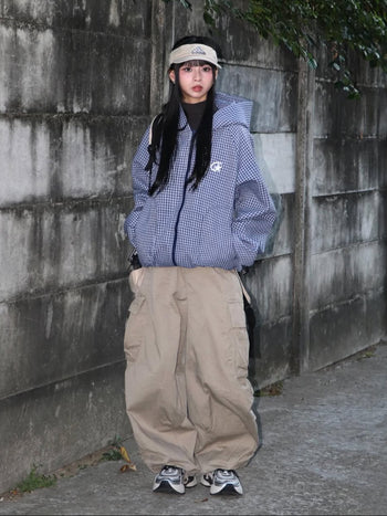 J-B93 雙層軟殼格子衝鋒外套