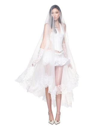 VIERY - Chandon Rosé Corset 緊身胸衣 T-V1115 (白色)