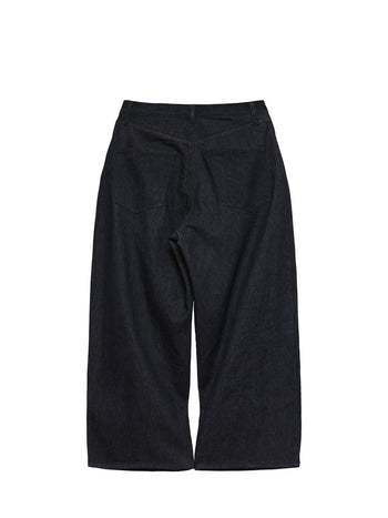 6CRAYON 11.3oz Wide-Leg Baggy Denim Pants 牛仔長褲 (深藍色) P-C159