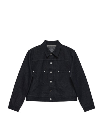 6CRAYON - 11.3oz Short Denim Jacket 短版牛仔外套 J-C100