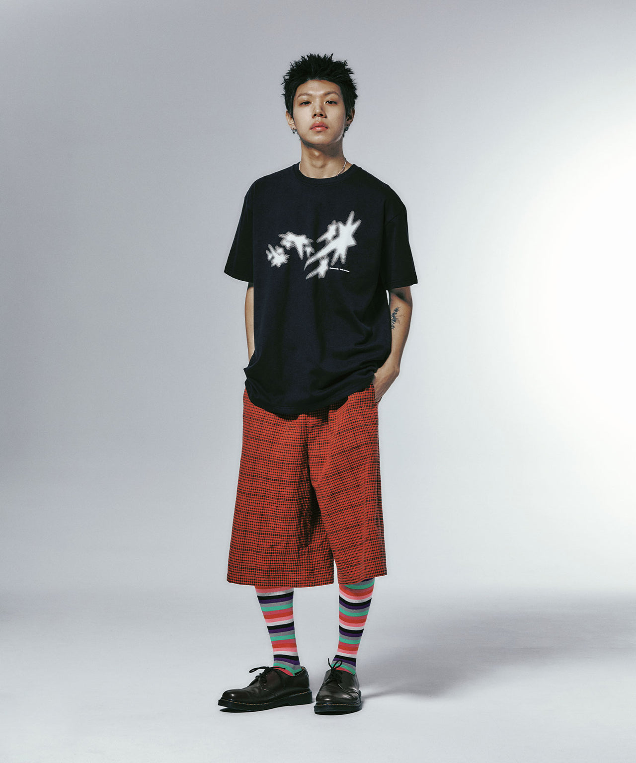 NICEGHOSTCLUB - HALFTONE SYMBOL TEE 半色調符號T恤 [黑色] T-N222