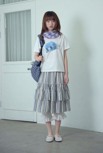 NICEGHOSTCLUB - BIG EYES DOLL TEE [白色]  T-N1022