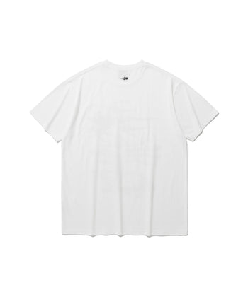 NICEGHOSTCLUB - TORNADO LOGO  PIGMENT TEE [白色] T-N1020