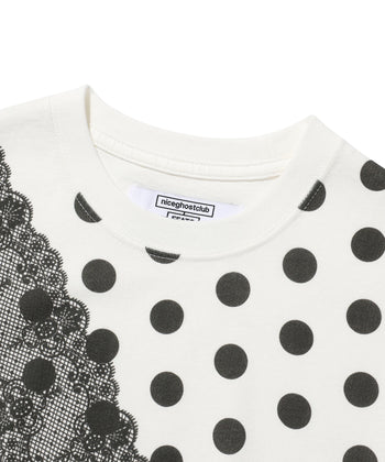 NICEGHOSTCLUB - ffats mix pattern tee [白色] T-N1038