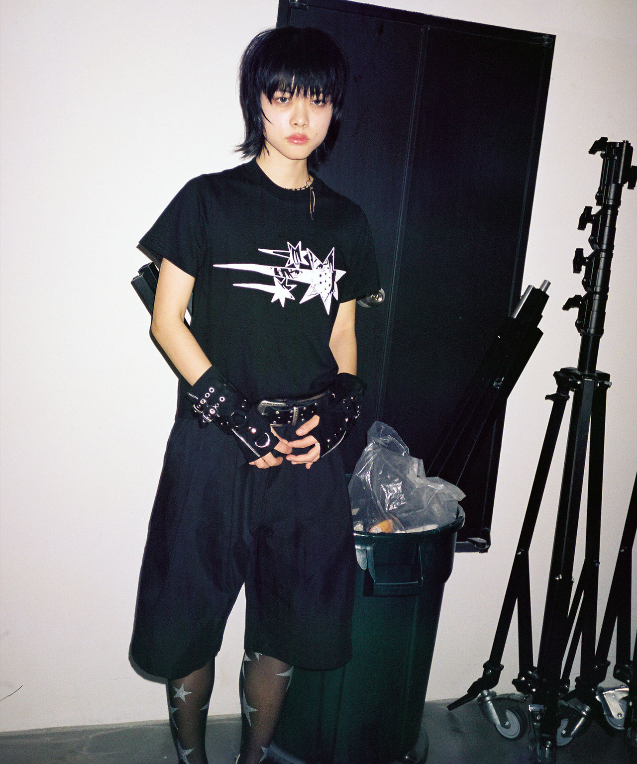 NUCEGHOSTCLUB - ANIME STAR TEE 動漫星星T恤 [黑色] T-N219