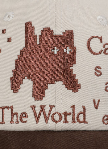 CSW - PIXELART BALL CAP (棕色) AC-C183