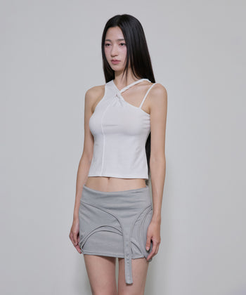 FLARE UP - 4-Layered Skirt 特殊四層裙 P-F209 (灰色)
