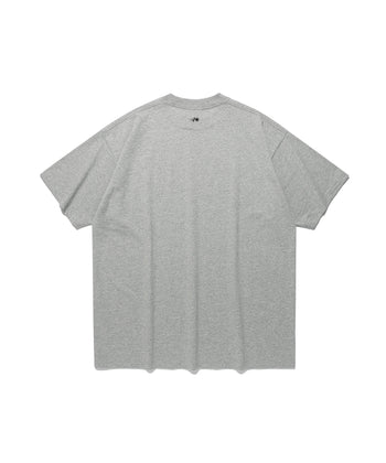 NICEGHOSTCLUB -  praying angel big big tee [灰色] T-N1034