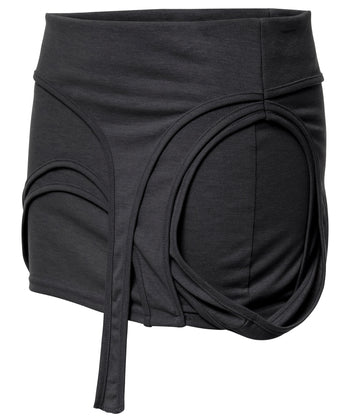 FLARE UP - 4-Layered Skirt 特殊四層裙 P-F209 (黑色)