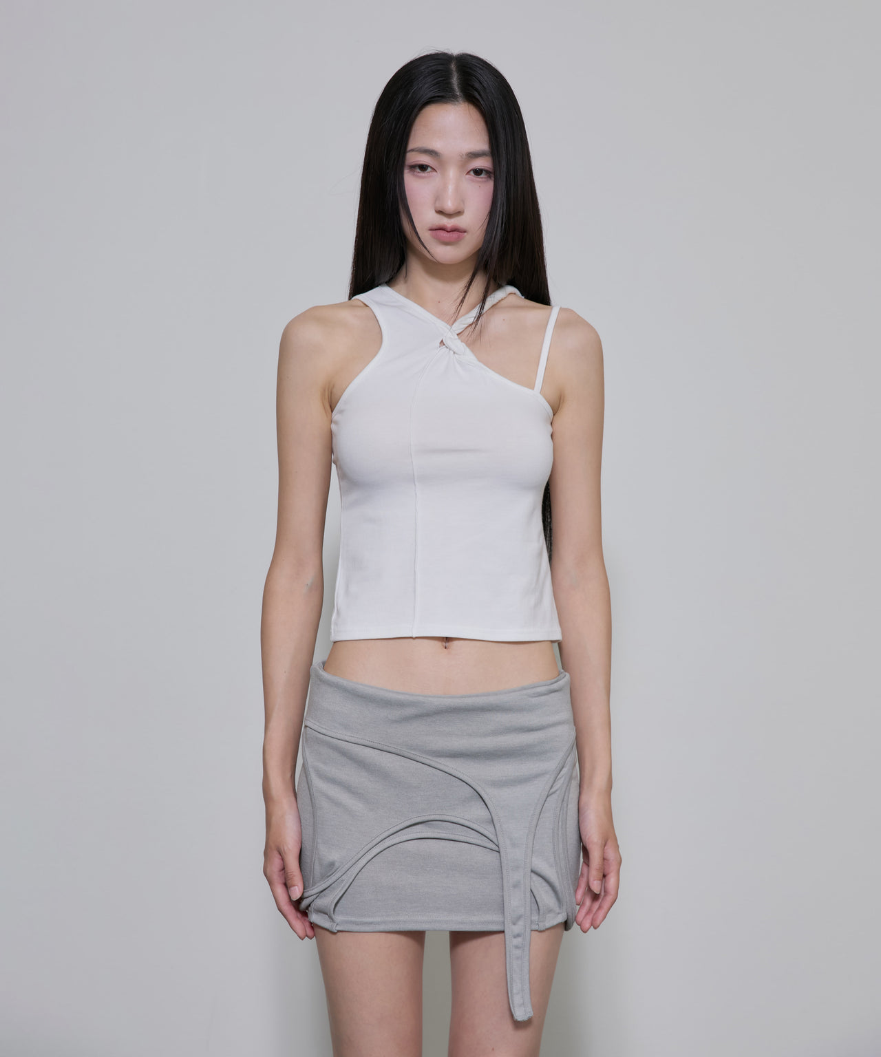 FLARE UP - 4-Layered Skirt 特殊四層裙 P-F209 (灰色)