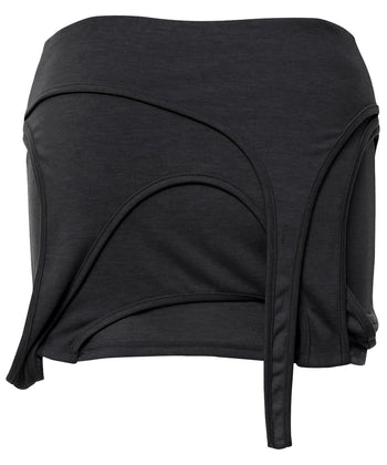 FLARE UP - 4-Layered Skirt 特殊四層裙 P-F209 (黑色)