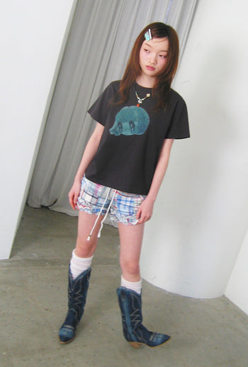 NICEGHOSTCLUB - BIG EYES DOLL TEE [炭灰]  T-N1022