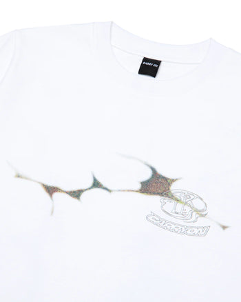 CARRYON × LOWKEY 26SS LOWFREQ VOL.3 聯名款短T 白色  T-C1104