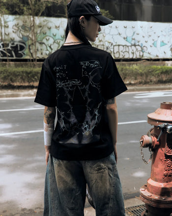 CARRYON × LOWKEY 26SS LOWFREQ VOL.3 聯名款短T 黑色 T-C1104