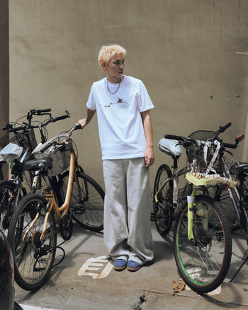 CARRYON × LOWKEY 26SS LOWFREQ VOL.3 聯名款短T 白色  T-C1104