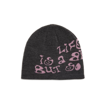 AC-C151 CARRYON 26 Pre-Spring Logo Knit Beanie 針織冷帽 灰粉