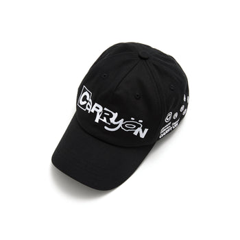 AC-C152 CARRYON 26 Pre-Spring Logo Dad Hat 電繡老帽 黑色