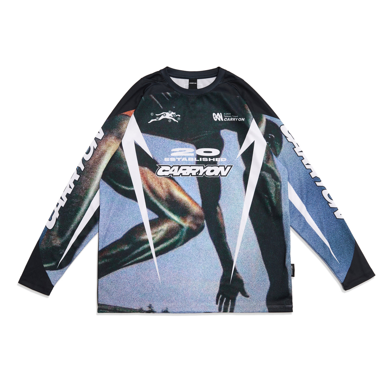 T-C150 CARRYON 26 Pre-Spring Running Man Graphic Jersey 球衣 紅色