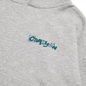 T-C151 CARRYON 26 Pre-Spring LIFE IS A BITCH Hoodie 內刷毛帽T 灰色
