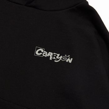 T-C151 CARRYON 26 Pre-Spring LIFE IS A BITCH Hoodie 內刷毛帽T 黑色