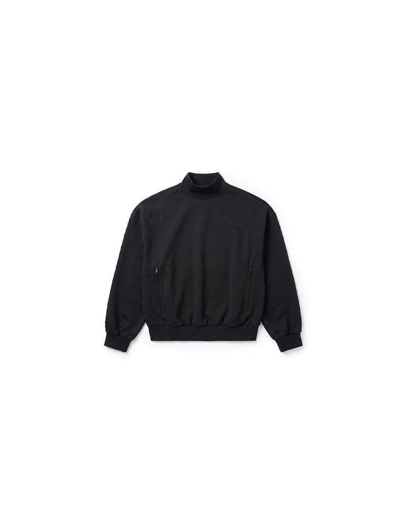 JOBDATASHEET - Basic Mock Neck Embroidered Sweatshirt D59