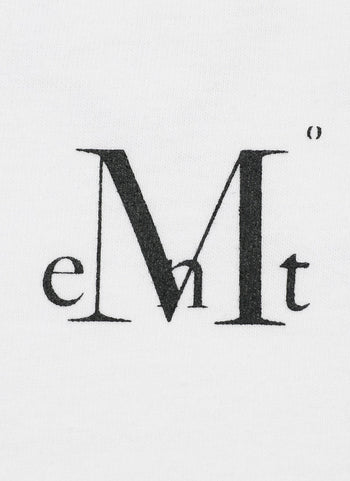 MUCENT X COIRIS SIGNATURE LOGO MIX HALF T (白色）T-C1039