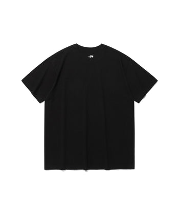 NICEGHOSTCLUB - TORNADO LOGO  PIGMENT TEE [黑色] T-N1020
