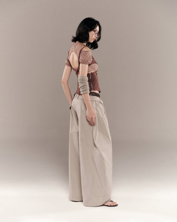 BUNNYHILL -T-B169 CHARMESH TOP 交叉馬甲上衣